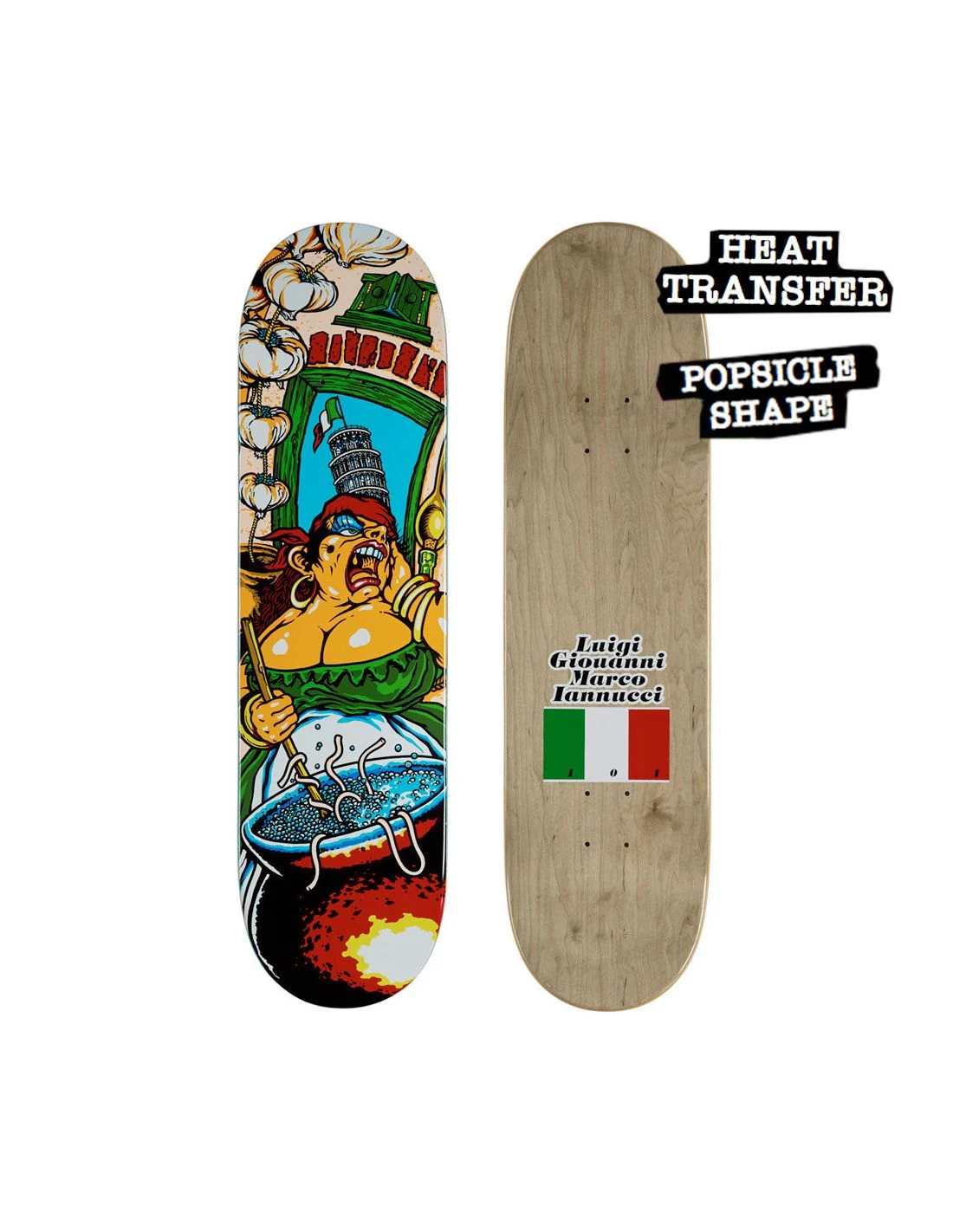 Tavola Skateboard 101 Gino Iannucci Bel Paese 8.375" X 32,1" HT 1 Tavola Skateboard 101 Gino Iannucci Bel Paese 8.375" X 32,1" HT