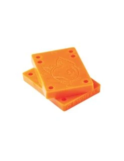 INDEPENDENT 2 Risers Pad OJ Juice Cubes Orange Distanziali In Plastica Per Truck Skateboard 9,5 Mm 3/8" Pollice