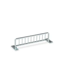 Blackriver Ramps Rail Per Fingerboard Iron Bike Rack Silver