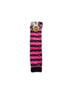 Calze BASTARD Striped Socks Colore Black/pink