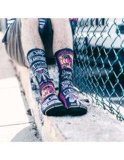 Calze MERGE4 Blondie Hits Crew Taglia Large Dal 40,5 Al 47 -Negozio Di Skate calze merge4 blondie hits crew taglia large dal 405 al 47 3