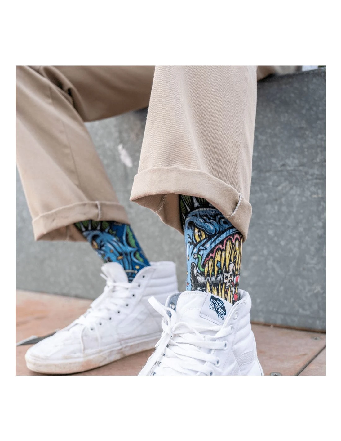 Calze MERGE4 Jimbo Phillips Bad Fish Taglia Large Dal 40,5 Al 47 3 Calze MERGE4 Jimbo Phillips Bad Fish Taglia Large Dal 40,5 Al 47 - immagine 3