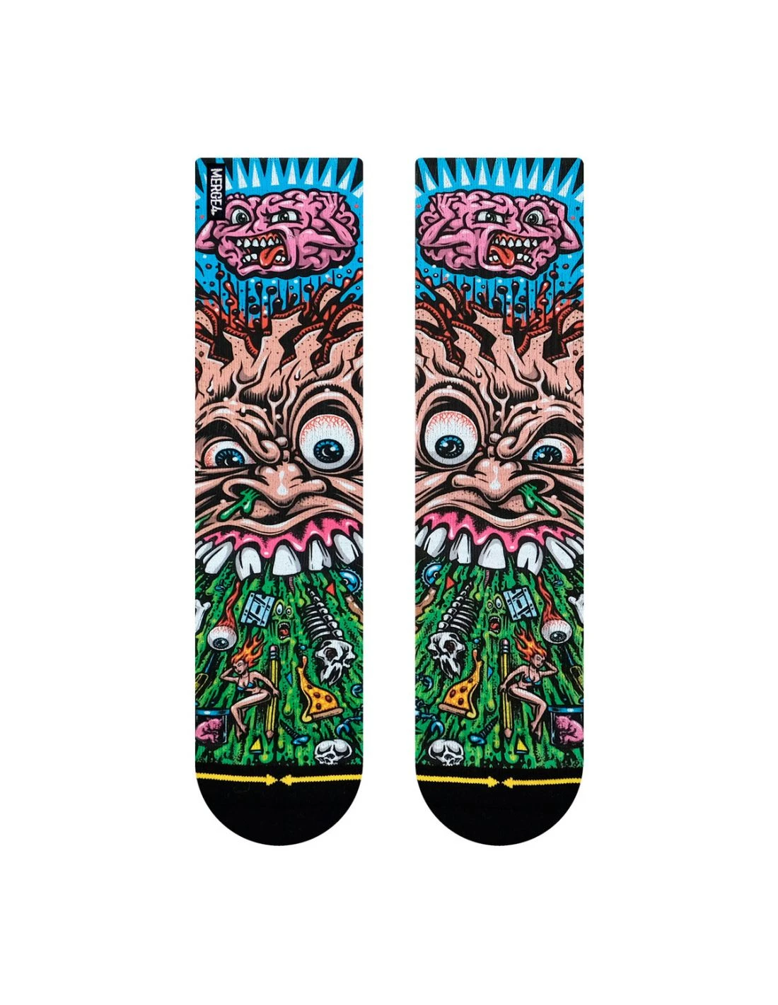 Calze MERGE4 Jimbo Phillips Sick Stick Taglia Large Dal 40,5 Al 47 1 Calze MERGE4 Jimbo Phillips Sick Stick Taglia Large Dal 40,5 Al 47