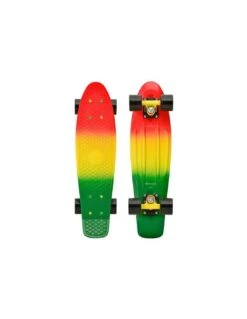 Cruiser Completo PENNY Skateboard Fades Series 22" X 6" Colore Rasta