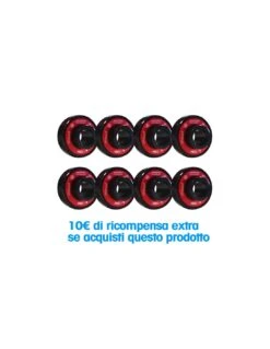 Cuscinetti Skateboard Alta Velocità Darilo Nove Colore Rosso 8mm ABEC 9