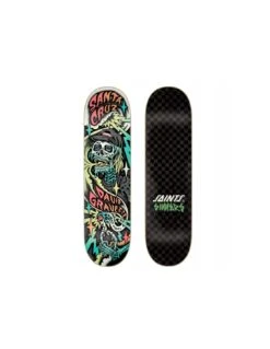 Tavola Deck Skateboard SANTA CRUZ Pro Gravette Hippie Skull 8,3" X 32,2"