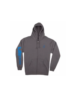 Felpa LIB TECH Field Colore Grey Logo Blue