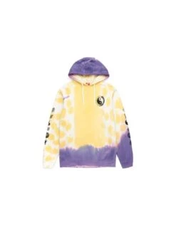 Felpa SANTA CRUZ Screaming Ying Yang Hood Yellow Purple Fold Die