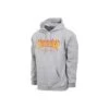 Felpa THRASHER Cappuccio Logo Flame Grigio