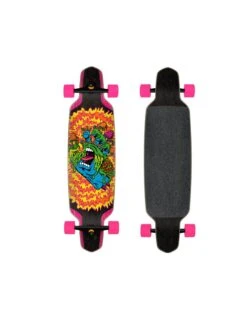 Longboard Completo SANTA CRUZ Toxic Hand Drop Down 9,5" X 37.52" Pollici Drop Thru