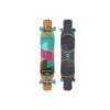 Longboard Dancing DUSTER CALIFORNIA Wanderlust Teal Purple 47" X 9.5" Completo