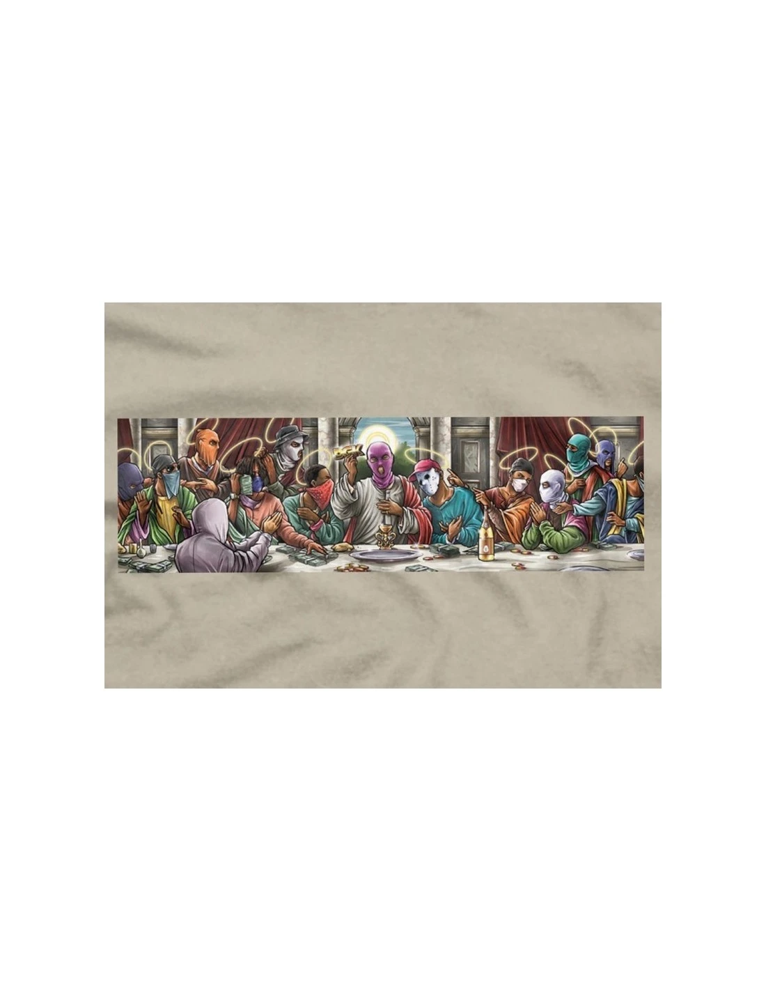 Maglietta T-shirt DGK Feast Colore Sand 2 Maglietta T-shirt DGK Feast Colore Sand - immagine 2