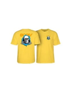 Maglietta T-shirt POWELL PERALTA Bones Ripper Colore Yellow