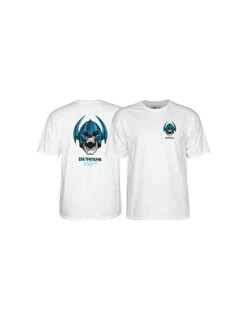 Maglietta T-shirt POWELL PERALTA Welinder Skull Colore White