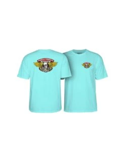 Maglietta T-shirt POWELL PERALTA Winged Ripper Colore Celadon
