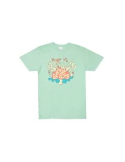 Maglietta T-shirt RIPNDIP Delusion Tee Mint Mineral Wash