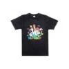 Maglietta T-shirt RIPNDIP Nermio Black Mineral Wash