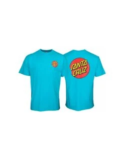 Maglietta T-shirt SANTA CRUZ Classic Dot Colore Aqua