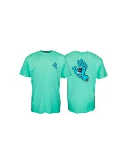 Maglietta T-shirt SANTA CRUZ Screaming Hand Colore Jade Green