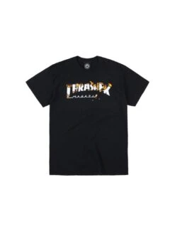 Maglietta T-Shirt THRASHER Magazine Intro Burner Black