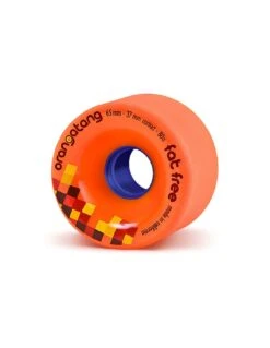 Ruote Longboard ORANGATANG Fat Free 65 Mm 80a Arancione