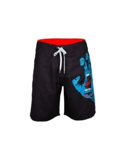 Ostume Da Bagno Boardshort SANTA CRUZ Screaming Hand Black
