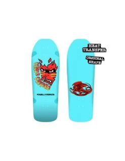 POWELL PERALTA Claus Grabke Flame Mask 10.25" X 30,5" Azzurro