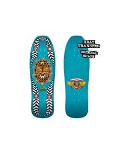 Tavola Skateboard Old School Deck POWELL PERALTA Nicky Guerrero Mask Blue 10" X 31,75" Pollici