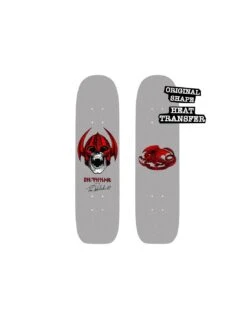 Tavola Skateboard POWELL PERALTA Per Welinder The Nordic Skull Freestyle - 7.25" X 27" Metallic Grey