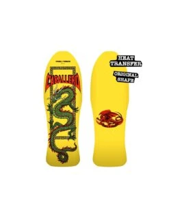 Tavola Skateboard POWELL PERALTA Steve Caballero Chinese Dragon 10" X 30" Yellow