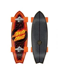 SANTA CRUZ By CARVER Flame Dot Shark 31,52" X 9,8" Truck CX
