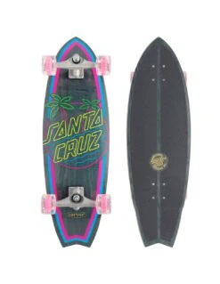 SANTA CRUZ By CARVER Glow Dot Shark 9.85" X 31.52" Truck CX