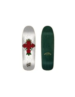 Tavola Skateboard Deck SANTA CRUZ Dressen Rose Cross Shaped 9.3in X 31.9in