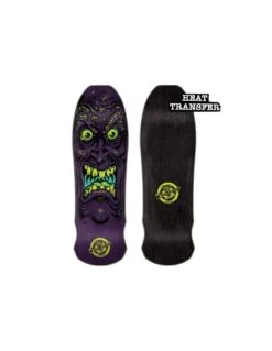 Tavola Skateboard Old School Deck SANTA CRUZ Roskopp Face Purple 9,5" X 31"