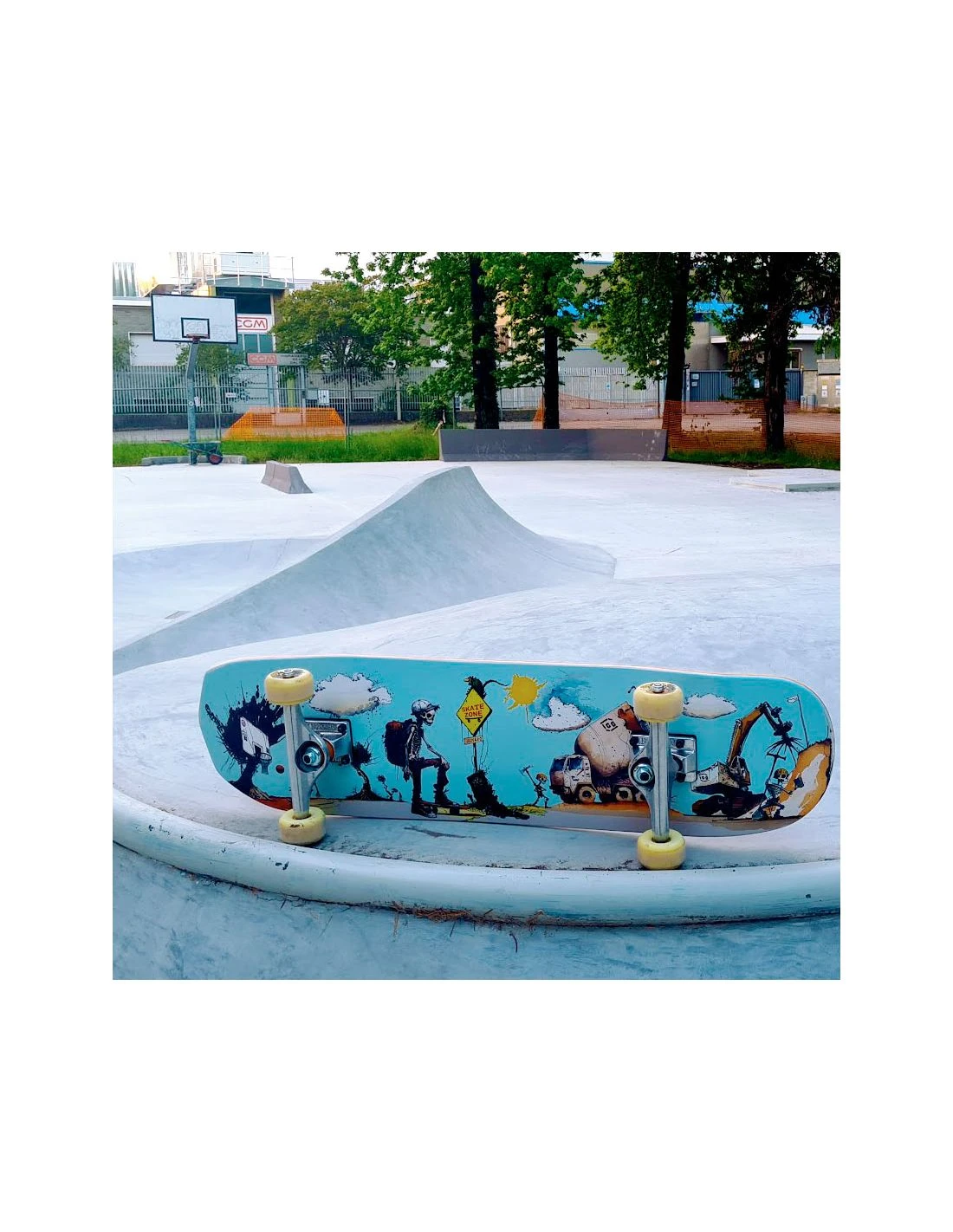 Skateboard Completo BOARDSTYLE SkateZone Under Construction 8,125" Pollici 3 Skateboard Completo BOARDSTYLE SkateZone Under Construction 8,125" Pollici - immagine 3