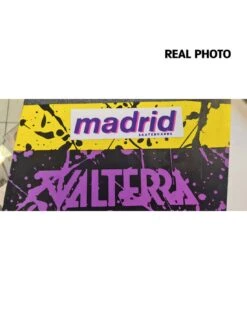 Skateboard VALTERRA MADRID 30th 1° Edition (no Nuclear Logo) Marty McFly Back To The Future 9.5" X 29.25" -Negozio Di Skate skateboard valterra madrid marty mcfly back to the future 12