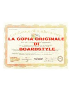 Skateboard VALTERRA MADRID 30th 1° Edition (no Nuclear Logo) Marty McFly Back To The Future 9.5" X 29.25" -Negozio Di Skate skateboard valterra madrid marty mcfly back to the future 5