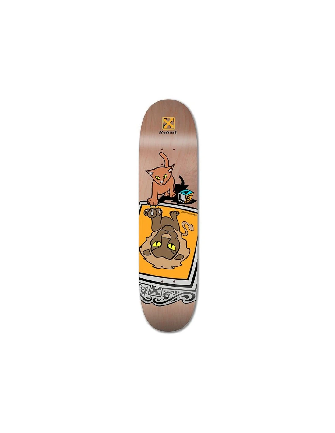Tavola Deck Skateboard H-STREET Ale Mazzara Lion King 8,5" Brown 1 Tavola Deck Skateboard H-STREET Ale Mazzara Lion King 8,5" Brown