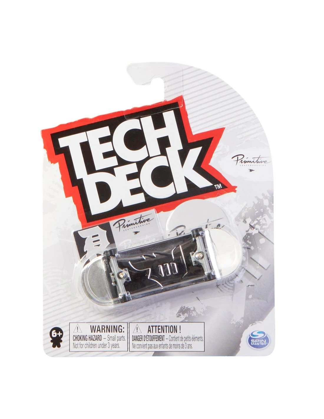 TECH DECK Fingerboard Single Pack - Primitive Team Silver Foil ( RARE ) 1 TECH DECK Fingerboard Single Pack - Primitive Team Silver Foil ( RARE )