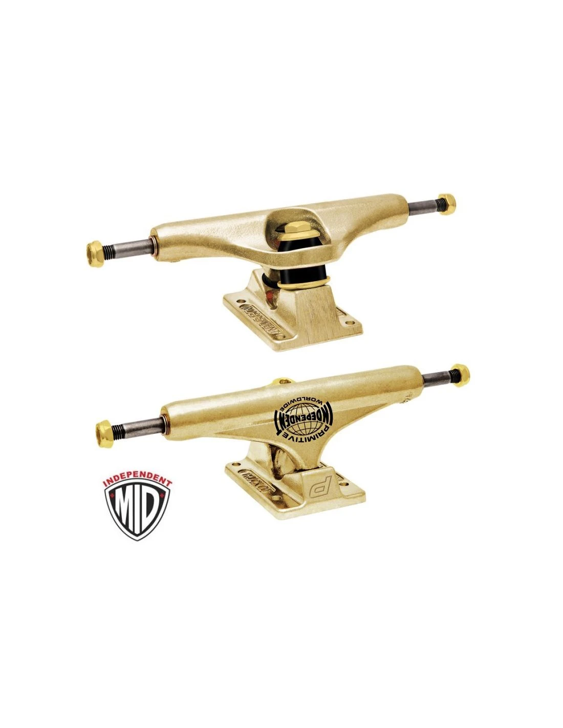 Truck Skateboard INDEPENDENT Stage 11 Mid Primitive Gold 144 Mm 1 Truck Skateboard INDEPENDENT Stage 11 Mid Primitive Gold 144 Mm