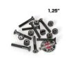 Viti Truck Skateboard INDEPENDENT Genuine Parts Phillips Cross Bolts 1,25" In Black