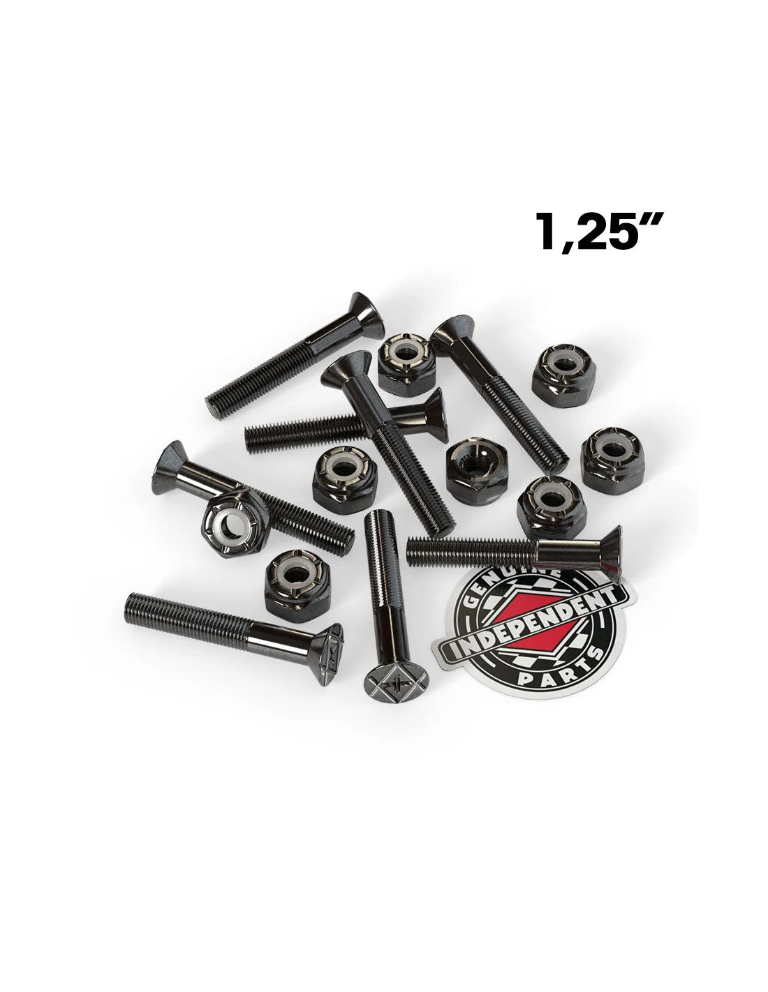 Viti Truck Skateboard INDEPENDENT Genuine Parts Phillips Cross Bolts 1,25" In Black 1 Viti Truck Skateboard INDEPENDENT Genuine Parts Phillips Cross Bolts 1,25" In Black