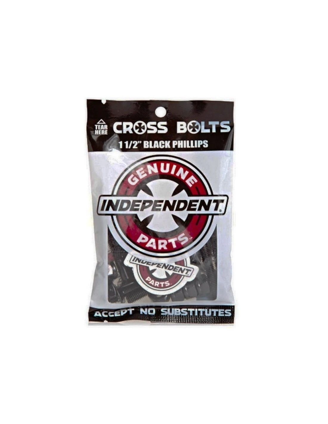 Viti Truck Skateboard INDEPENDENT Genuine Parts Phillips Cross Bolts 1,5" In Black 1 Viti Truck Skateboard INDEPENDENT Genuine Parts Phillips Cross Bolts 1,5" In Black